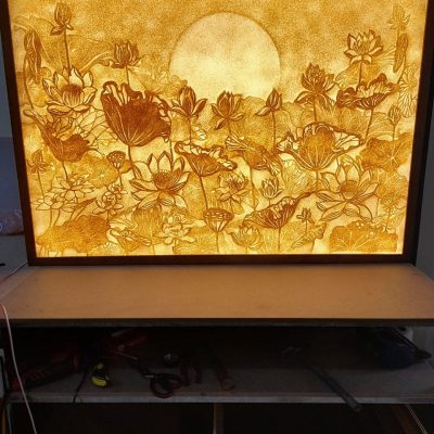 Tranh Trúc Chỉ Phòng Thờ 02 Tranh Trúc Chỉ Phòng Thờ 02