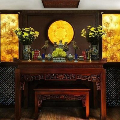 Tranh Trúc Chỉ Phòng Thờ 18