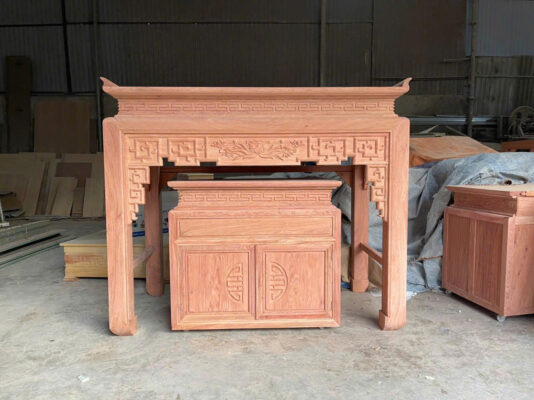 mộc bàn thờ gỗ hương đá 