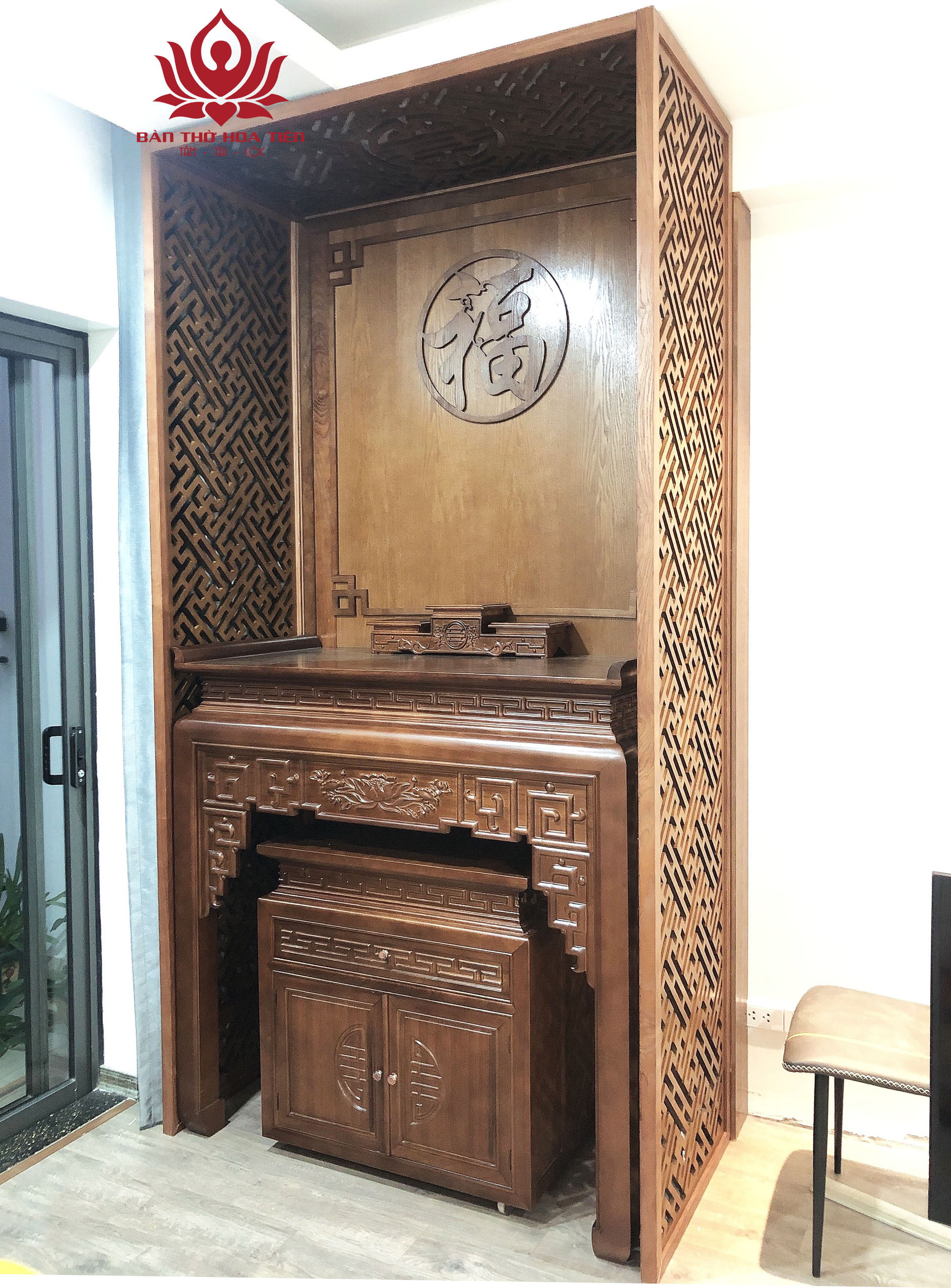 bàn thờ gỗ gụ