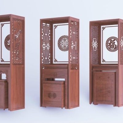 Vách Ngăn bàn thờ HT-003