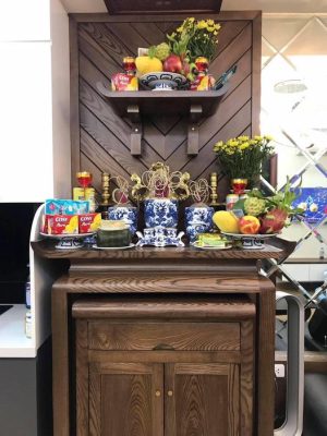 Cách bày trí đồ thờ làm lễ