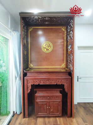 mẫu vách bàn thờ chung cư