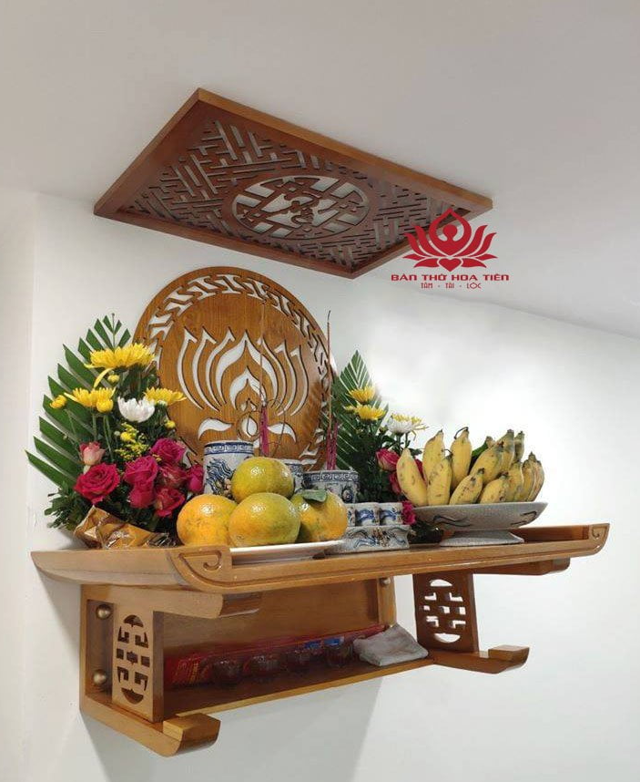 10 Mẫu Bàn Thờ Treo Tường Đẹp Nhất 2025 – Tối Giản Nhưng Tinh Tế