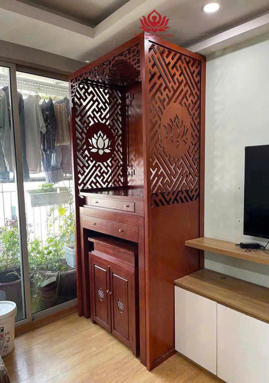 Bàn Thờ Đứng Chung Cư – Giải Pháp Tâm Linh Tối Ưu Cho Không Gian Nhỏ