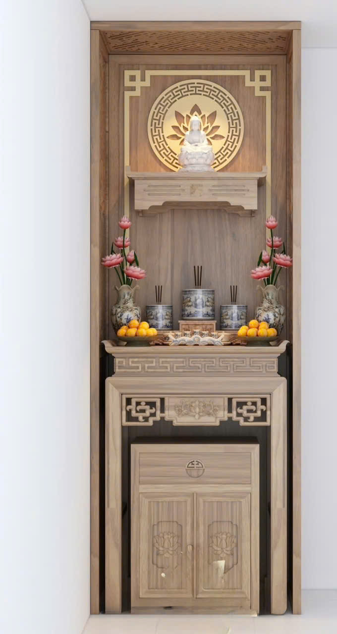 Bàn Thờ Đứng Chung Cư – Giải Pháp Tâm Linh Tối Ưu Cho Không Gian Nhỏ