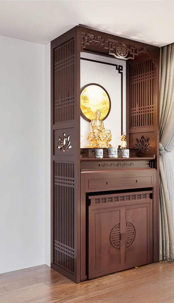 Bàn Thờ Đứng Chung Cư – Giải Pháp Tâm Linh Tối Ưu Cho Không Gian Nhỏ