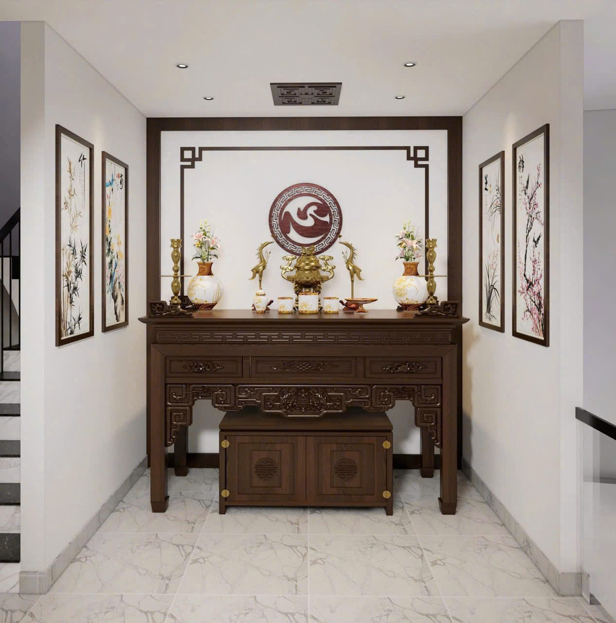 Bàn Thờ Gia Tiên – Nét Đẹp Truyền Thống Trong Không Gian Hiện Đại