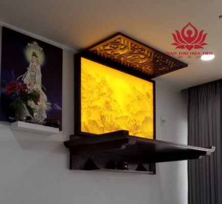 Bàn Thờ Treo Tường Cho Căn Hộ Mini – Nhỏ Mà Có Võ