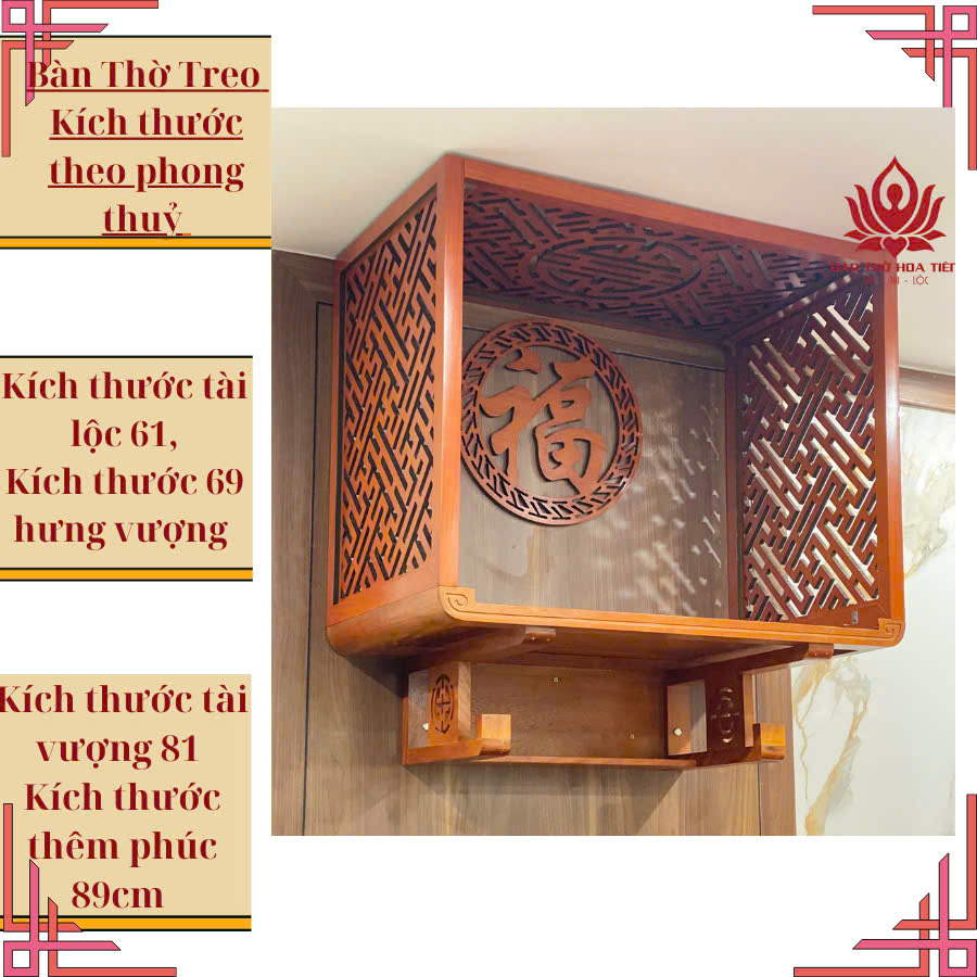 Bàn Thờ Treo Tường Cho Căn Hộ Mini – Nhỏ Mà Có Võ